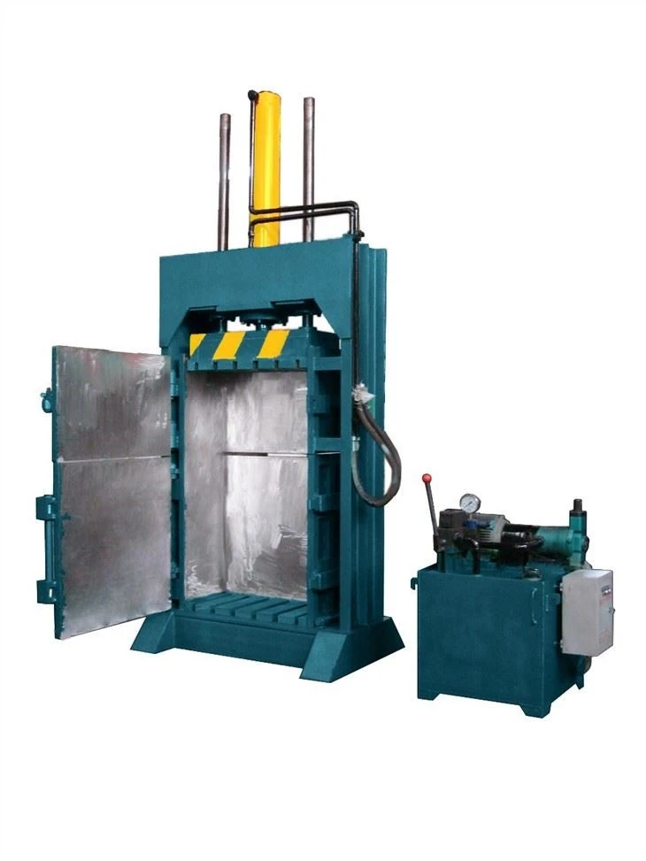 Máquina empacadora vertical de chatarra de aluminio